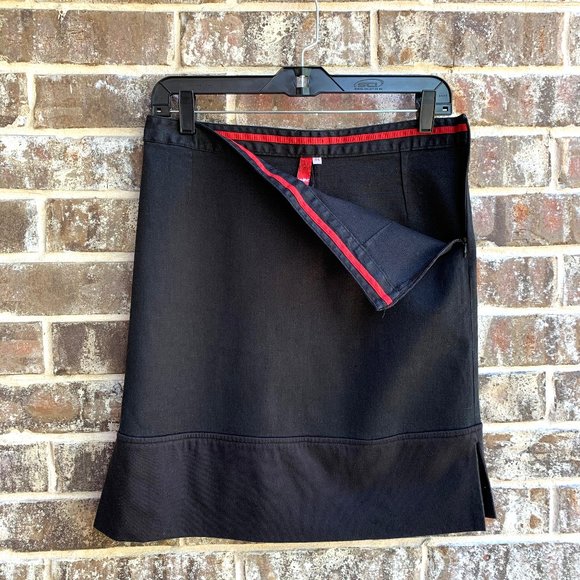 Exotic Women’s Straight Knee Linen Blend Skirt - Picture 2 of 8